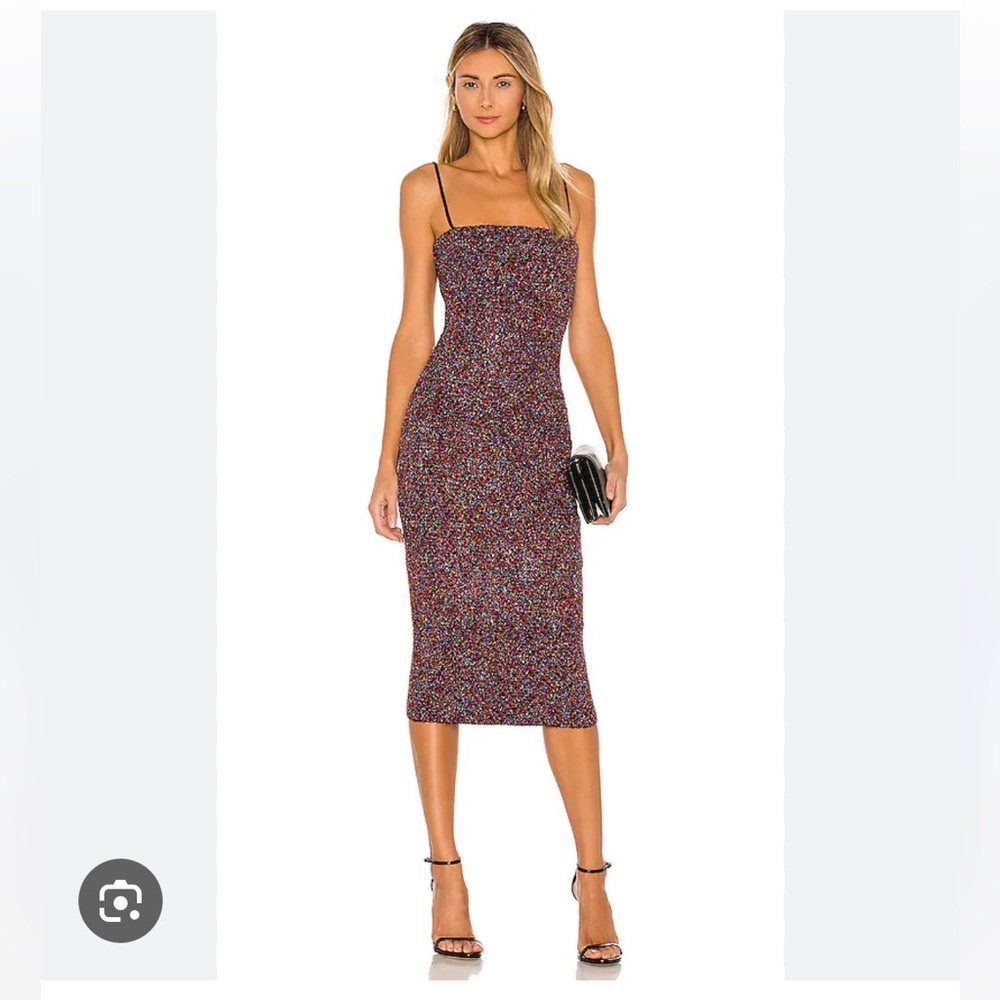Elliatt Rosalia Midi Dress in Multi NWOT